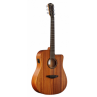 GUITARE VEELAH FOLK NATUREL MASSIVE E/A V1DMCE