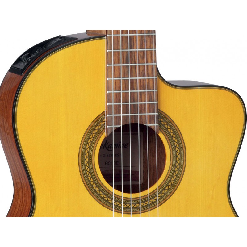 GUITARE TAKAMINE CLASSIQUE ELECTRO CUTAWAY GC1CENAT