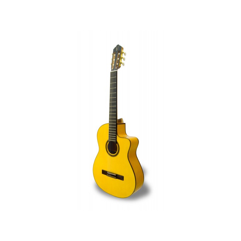 GUITARE CARVALHO FLAMENCA 5F CW E/A