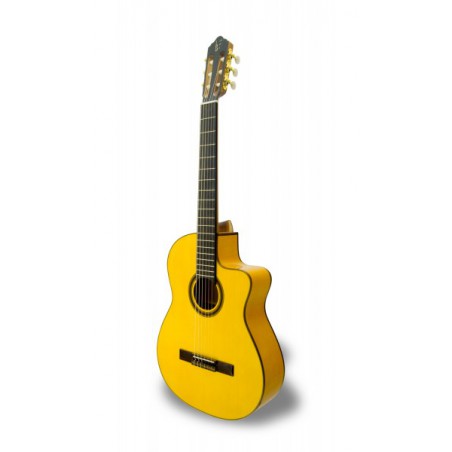 GUITARE CARVALHO FLAMENCA 5F CW E/A