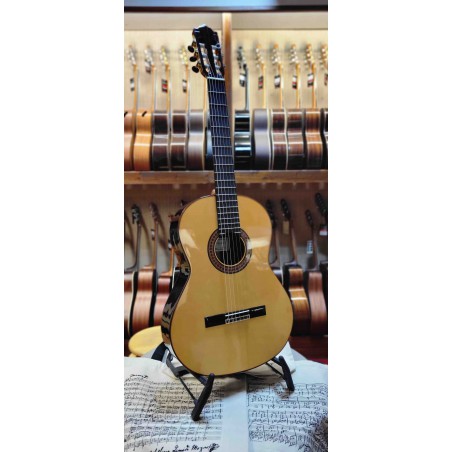 GUITARE JUAN AVILES FLAMENCA NEGRA PALISSANDRE MASSIF JA-6FR