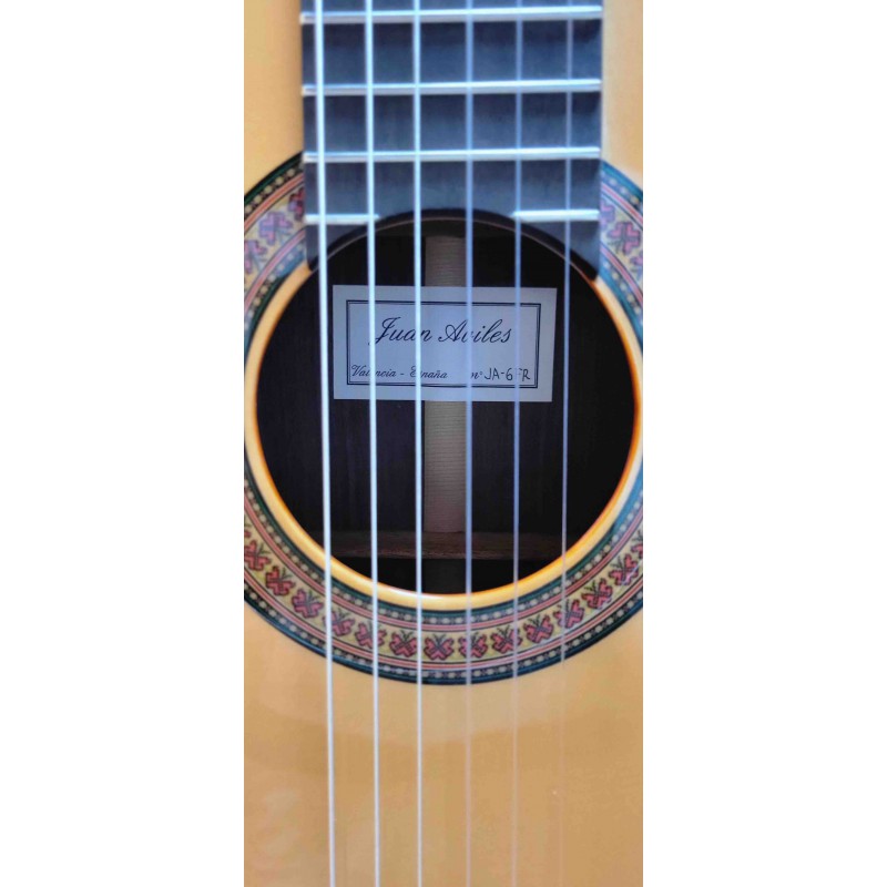 GUITARE JUAN AVILES FLAMENCA NEGRA PALISSANDRE MASSIF JA-6FR