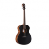 GUITARE VEELAH FOLK V3-OMBK NOIR MASSIVE 