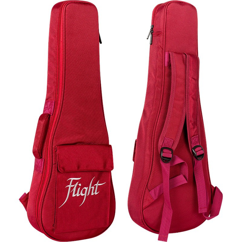 HOUSSE FLIGHT UKULELE TENOR ROUGE