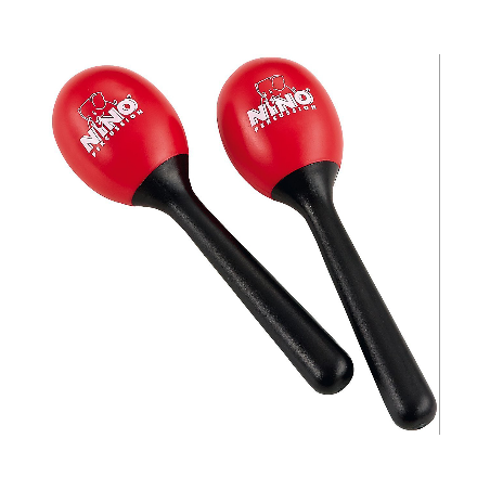 MARACAS NINO PLASTIQUE OVALES NINO569R