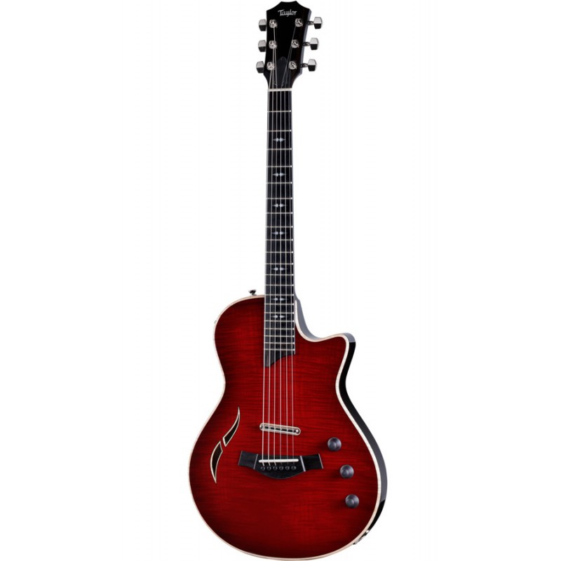 GUITARE ELECTRIQUE TAYLOR T5Z PRO CAYENNE RED ARMREST