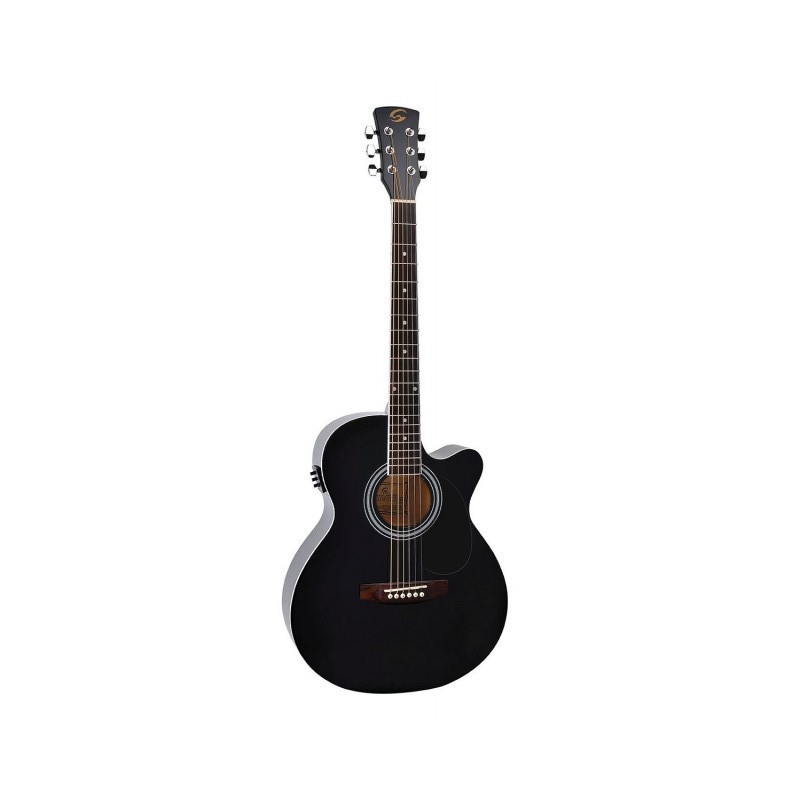 GUITARE YELLOWSTONE ELECTRO BLACK MJCE BK