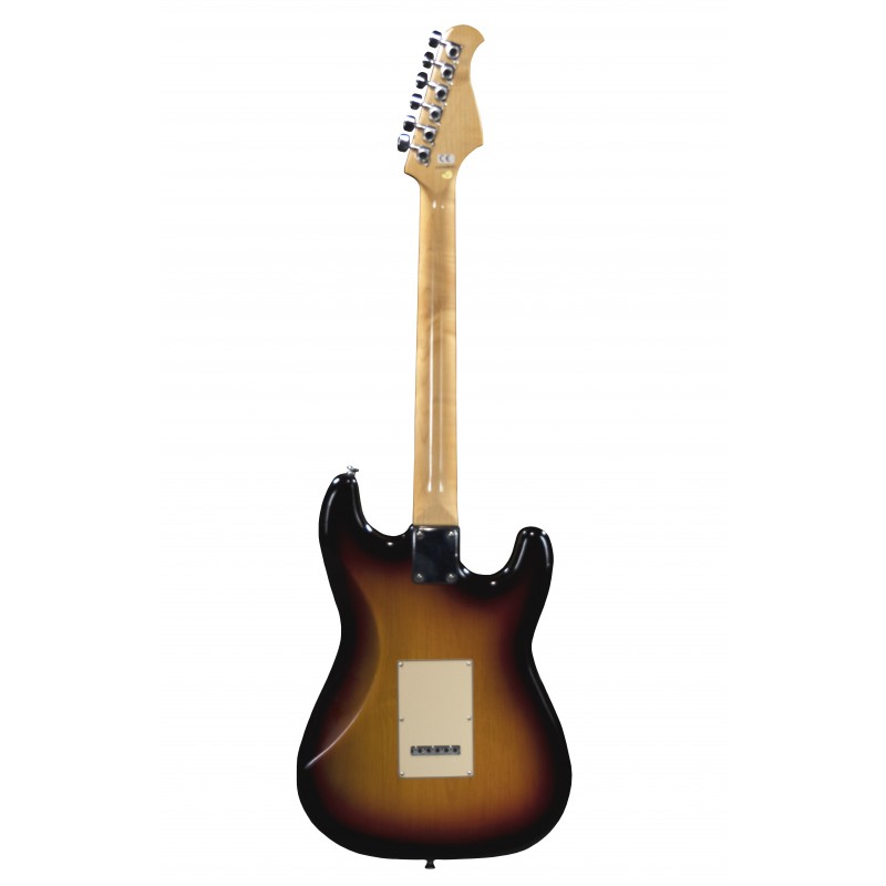 GUITARE ELECTRIQUE PRODIPE SUNBURST GAUCHER ST80LHMA SUNB 