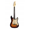 GUITARE ELECTRIQUE HSS PRODIPE SUNBURST ST83RASUNB