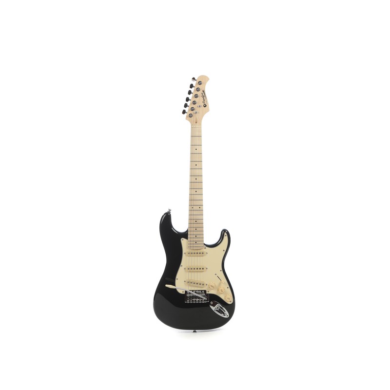 GUITARE ELECTRIQUE PRODIPE JUNIOR NOIR + HOUSSE