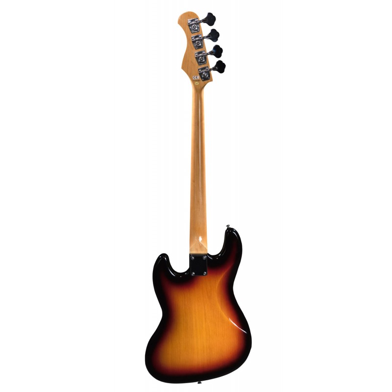 GUITARE BASSE ELECTRIQUE PRODIPE 4 CORDES SUNBURST 