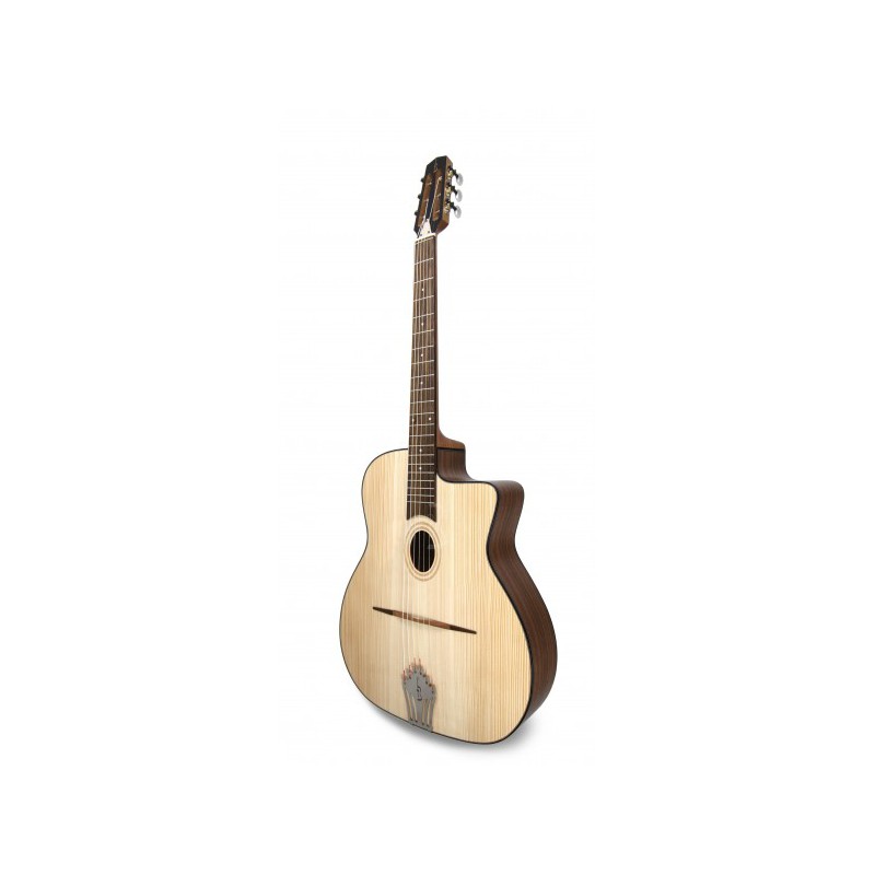 GUITARE MANOUCHE CARVALHO PETITE BOUCHE NOYER JM200 WLN