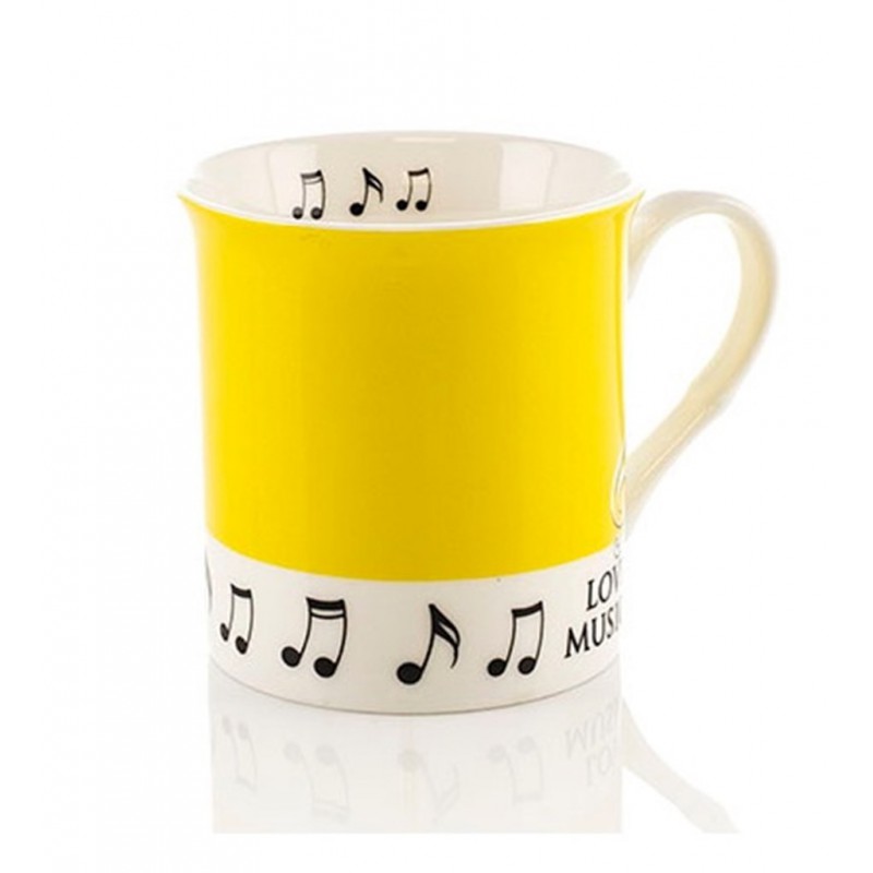 MUG LITTLE SNORING COLOUR BLOCK JAUNE 