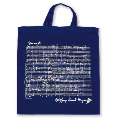 SAC TISSU MOZART BLEU MARINE ANSES COURTES T977