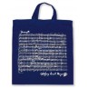 SAC TISSU MOZART BLEU MARINE ANSES COURTES T977