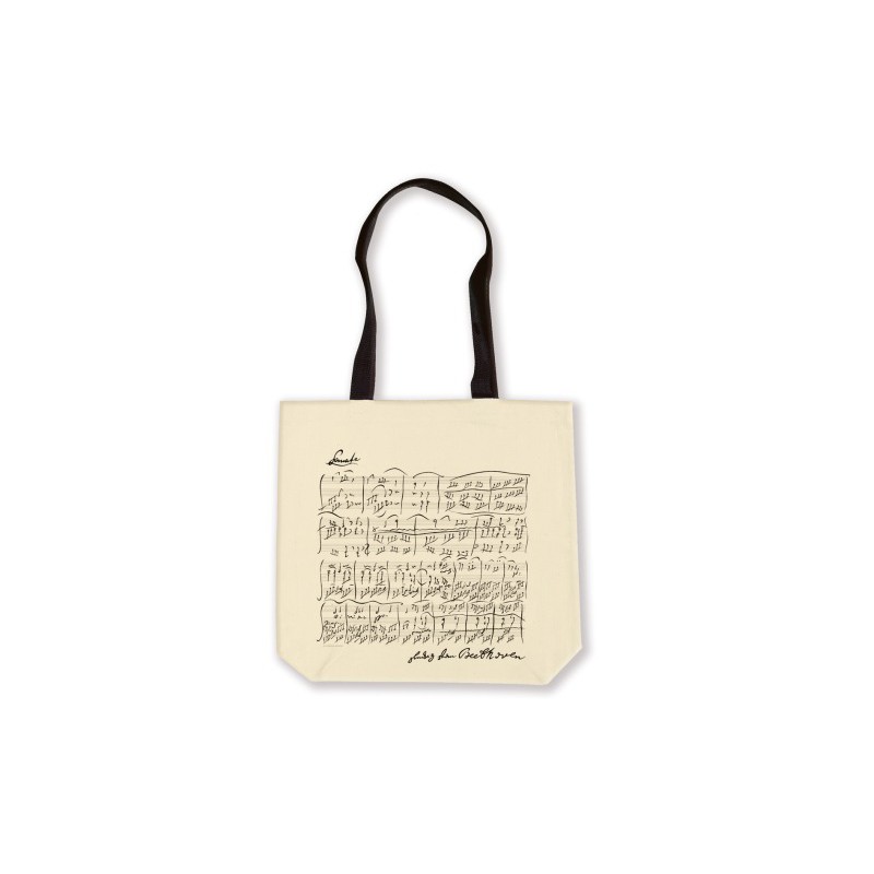 SAC EN TOILE BEETHOVEN BLANC ANSES LONGUES T984