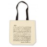 SAC EN TOILE BEETHOVEN BLANC ANSES LONGUES T984