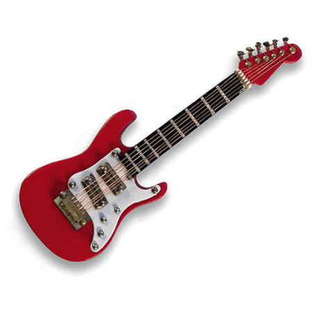 PIN'S 3D GUITARE ELECTRIQUE ROUGE