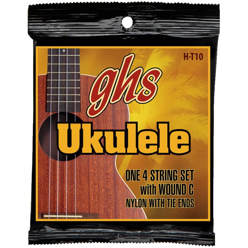 GHS UKULELE TENOR NYLON NOIR HT10