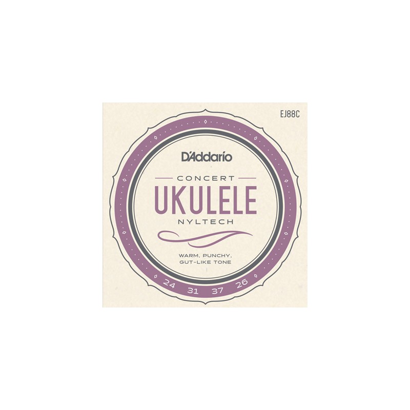 D'ADDARIO UKULELE CONCERT NYLTECH  EJ88C