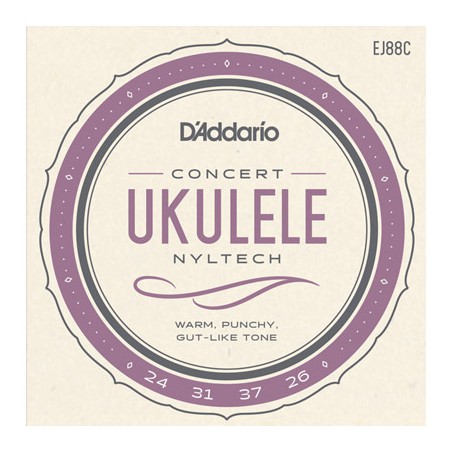 D'ADDARIO UKULELE CONCERT NYLTECH  EJ88C