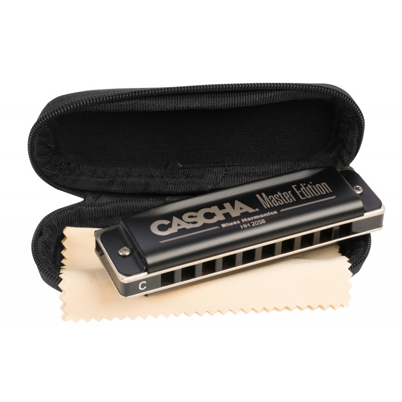 HARMONICA CASCHA BLUES MASTER EDITION DIATONIQUE EN DO 10 TROUS HH2058