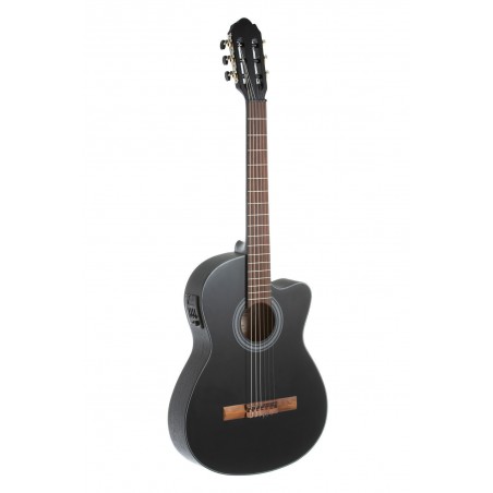 GUITARE CLASSIQUE GEWA STUDENT ELECTRO NOIR SLIM 4/4 VG500166