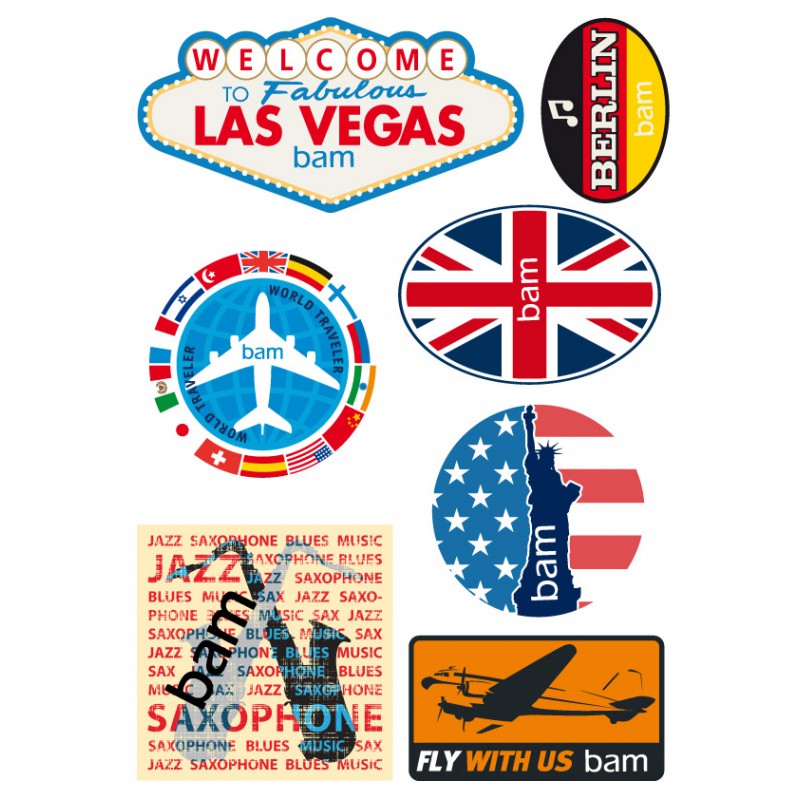 STICKERS BAM COLLECTION VINTAGE