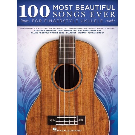 100 MOST BEAUTIFUL SONGS EVER FOR FINGERSTYLE UKULELE