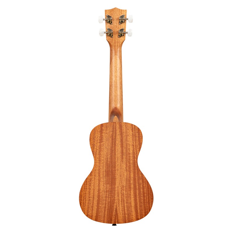 UKULELE CONCERT KALA MAORI GARDENIA ACAJOU AVEC HOUSSE MOTIF VOYAGE