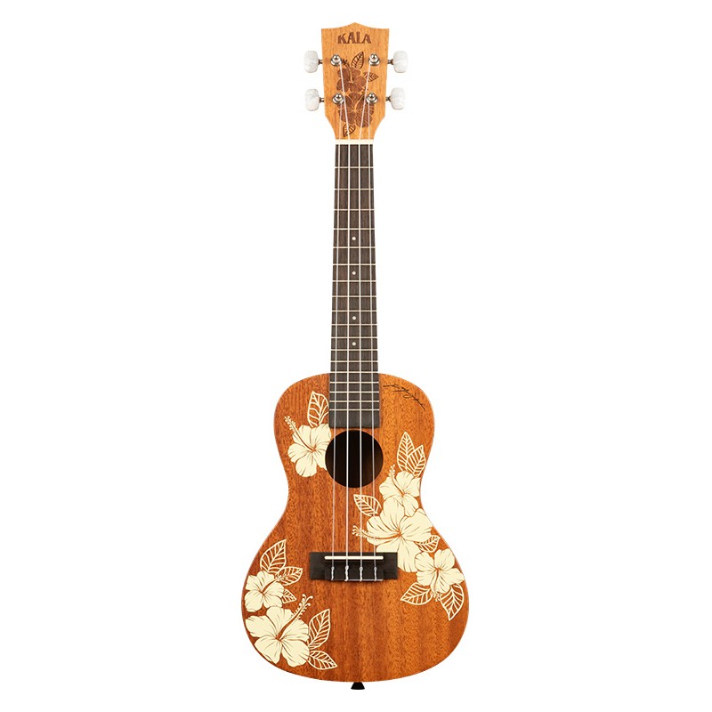 UKULELE KALA CONCERT MAORI HIBISCUS MAHOGANY