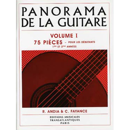 ANDIA / FAYANCE PANORAMA DE LA GUITARE 1 ETR3000