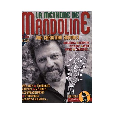 SEGURET METHODE DE MANDOLINE + CD 