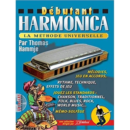 HAMMJE METHODE HARMONICA DEBUTANT + CD