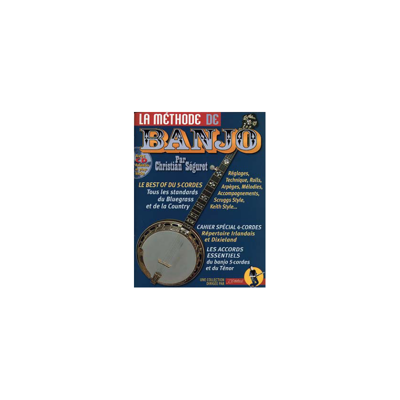 SEGURET METHODE DE BANJO + CD BM1003