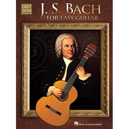 BACH FOR EASY GUITAR TABLATURES