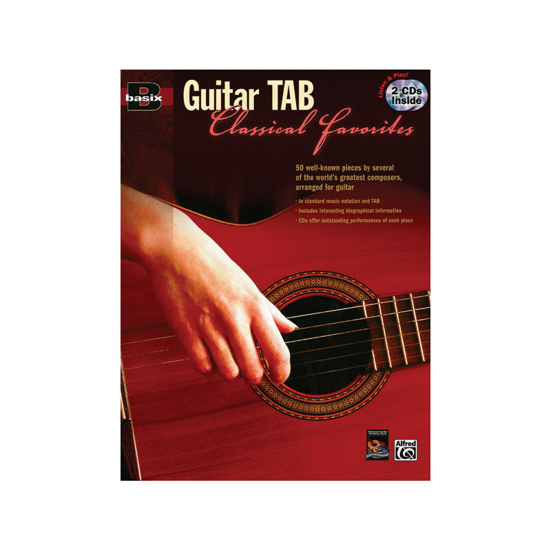 GUITAR TAB CLASSICAL FAVORITES + 2 CD  25794