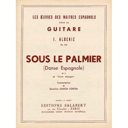 ALBENIZ SOUS LE PALMIER EAS16266