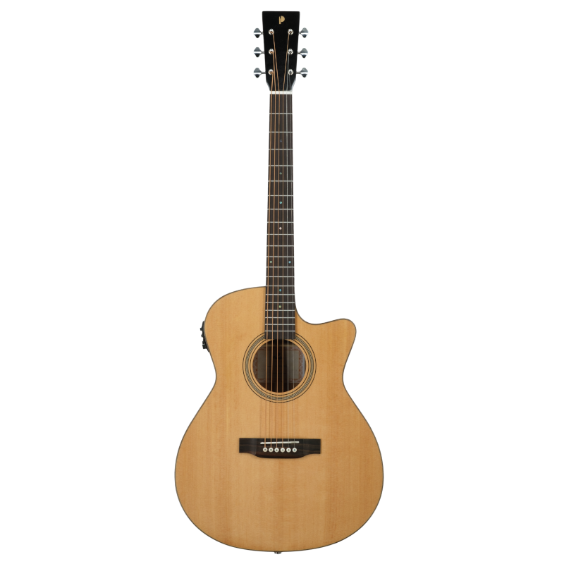 GUITARE ACOUSTIQUE PRODIPE SA300CEQ ALL SOLID 