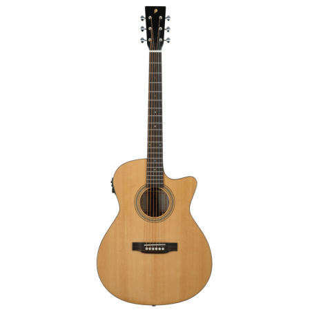 GUITARE ACOUSTIQUE PRODIPE SA300CEQ ALL SOLID 