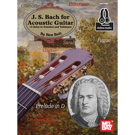 BACH FOR GUITAR TAB MB97104M