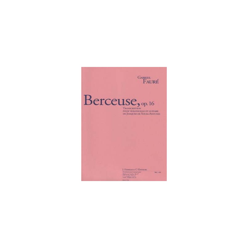 FAURE BERCEUSE OP.16 HA9734