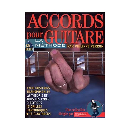 PERRON ACCORDS POUR GUITARE LA METHODE + CD