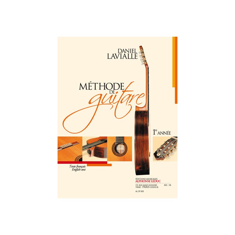 LAVIALLE METHODE DE GUITARE AL29503