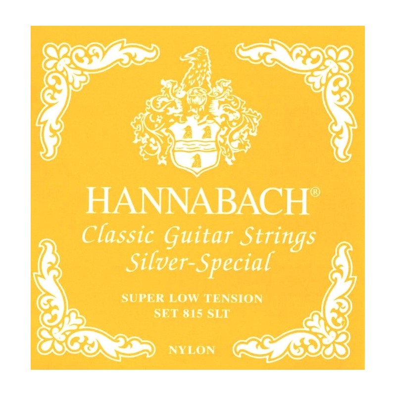 HANNABACH SILVER SPECIAL JAUNE SUPER LOW TENSION JEU 815SLT