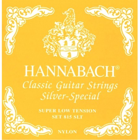 HANNABACH SILVER SPECIAL JAUNE SUPER LOW TENSION JEU 815SLT