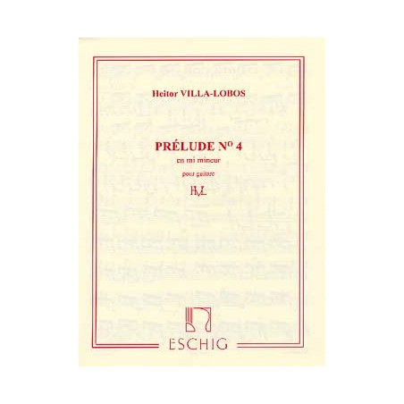 VILLA LOBOS PRELUDES 4 ZIGANTE