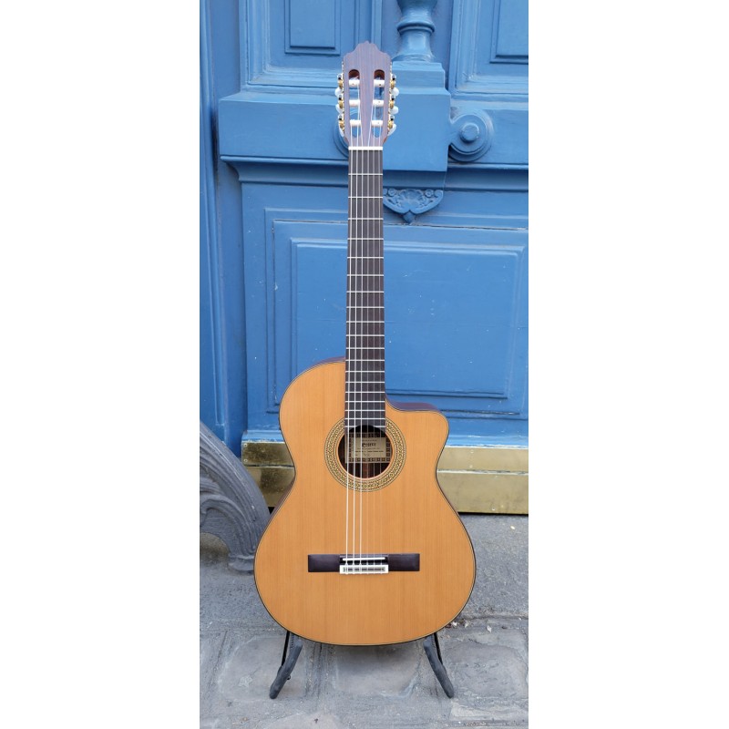 GUITARE ESTEVE 7CE CEDRE ELECTRO PAN COUPE 15447ESAT-SC