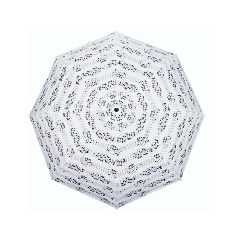 PARAPLUIE PETIT MODELE PARTITION MUSIQUE BLANC U2001