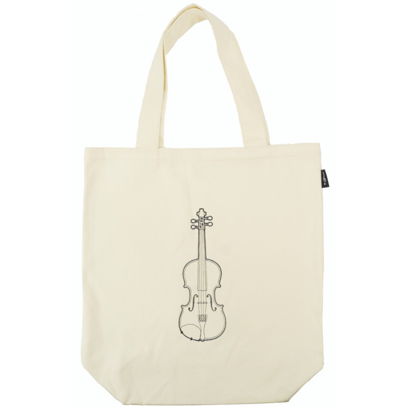 SAC TISSU CITY SHOPPERVIOLON CREME B3056